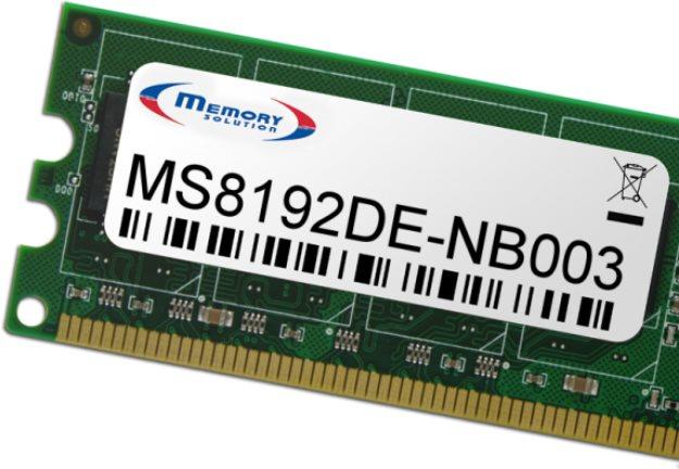 Produktbild Memorysolution Memory Solution MS8192DE-NB003 8GB Speichermodul (Precision M6800, 1 x 8GB)
