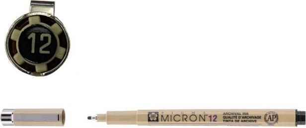 Produktbild Sakura Pigma Micron Fineliner 0.7mm schwarz (Schwarz, 12 x)