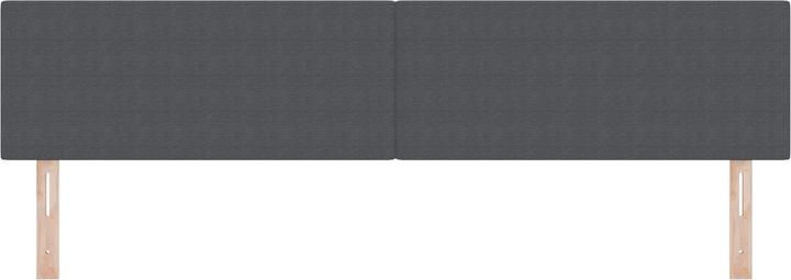 Actual product image VidaXL Headboard Simple design Dark grey 200 cm Cord fabric