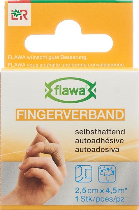 Produktbild Flawa Fingerverband selbsthaftend 2.5cmx4.5m hautfarbig (1 x)