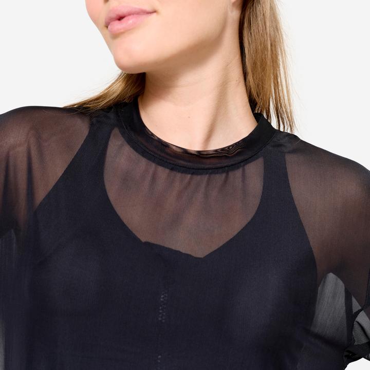 Immagine prodotto Domyos T-Shirt Damen Netz locker - schwarz (L)