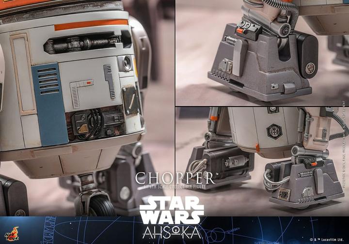 Actual product image Hot Toys Star Wars: Ahsoka Action Figure 1/6 Chopper 18 cm