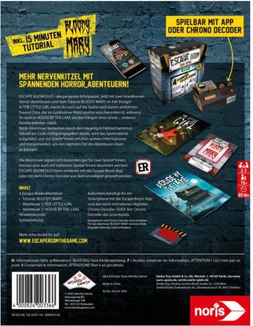Produktbild Noris Escape Room Das Spiel 2 (Deutsch)