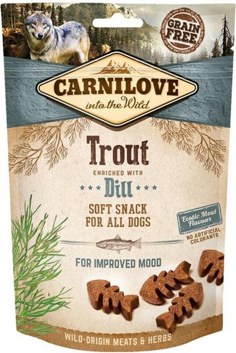 Produktbild Carnilove Dog Soft Snack mit Forelle und Dill (Adult, 1 Stk., 200 g)