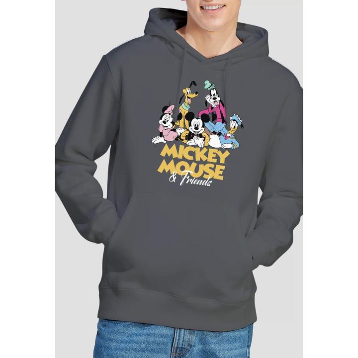 Actual product image Disney Mens Mickey Mouse Friends Hoodie (S)