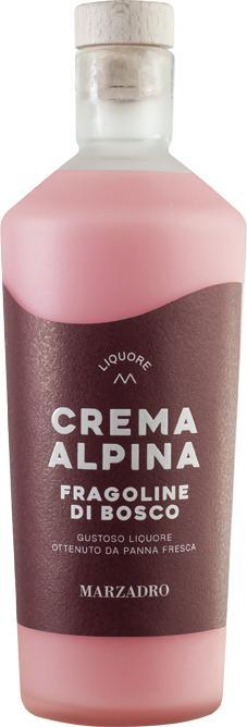 Actual product image Marzadro Crema Alpina Fragoline di Bosco 0.7 litres 17 % vol.