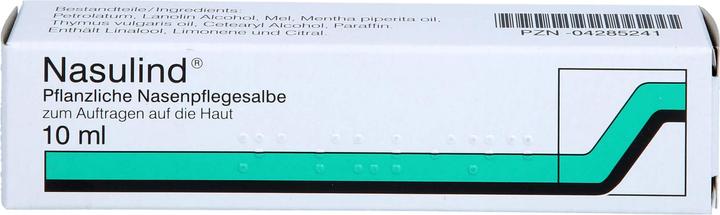 Image du produit Steierl Nasulind pommade végétale pour le soin du nez, 10 ml de pommade (1 pièce(s))