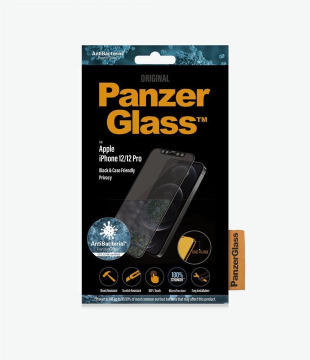 Actual product image PanzerGlass Case Friendly Privacy (1 Piece, Apple iPhone 12, Realme 12 Pro+)