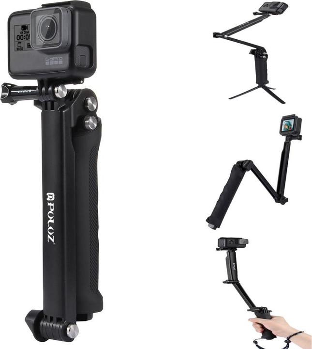 Immagine prodotto Puluz Supporto per treppiede per selfie stick GoPro a 3 vie
