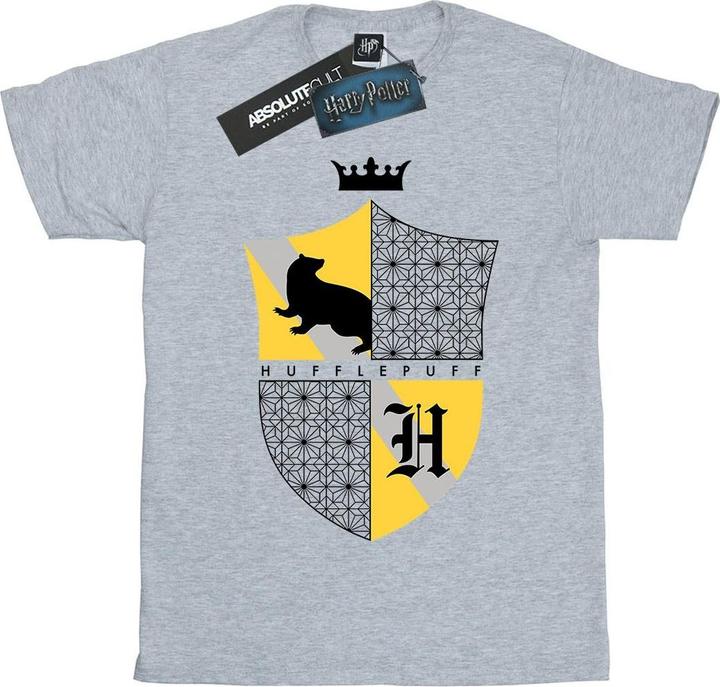 Immagine prodotto Hufflepuff Shield Maglietta Ragazze (140, 146)