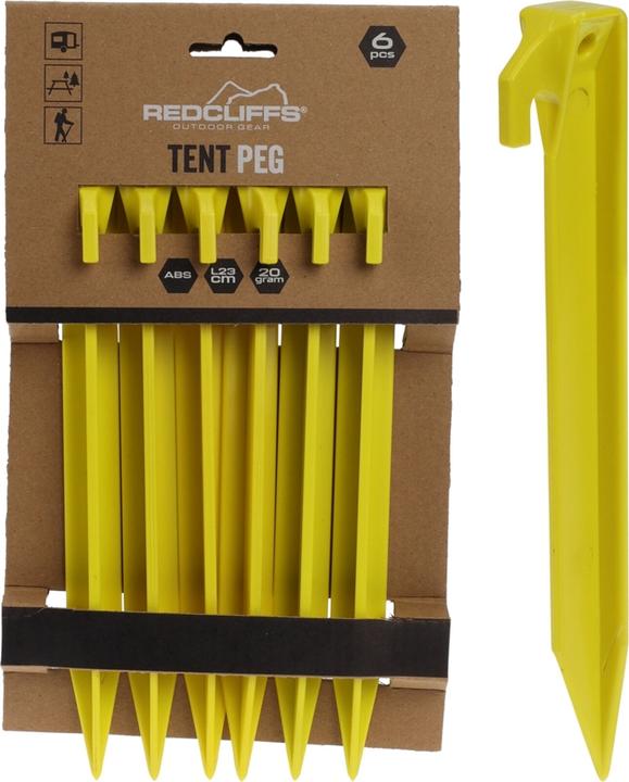 Redcliffs Tent Pegs Synthetic 23cm Set 6pcs