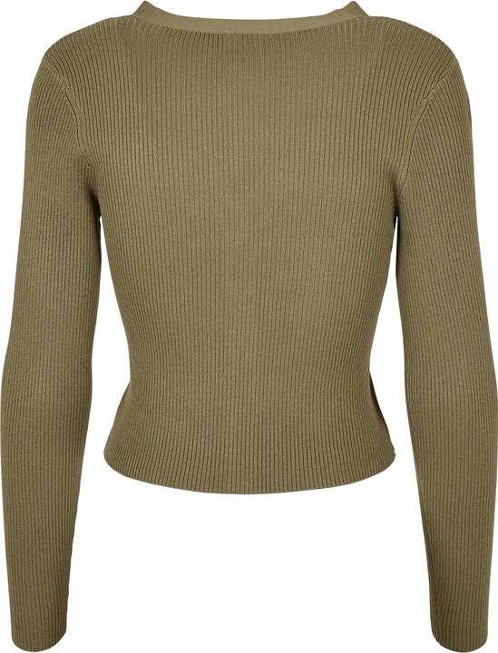 Actual product image Urban Classics Ladies Short Rib Knit Cardigan - 16980 (XL)