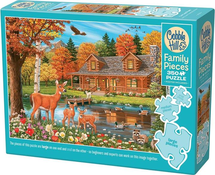 Actual product image Cobble Hill Cottage with pond 350 parts (350 pieces)