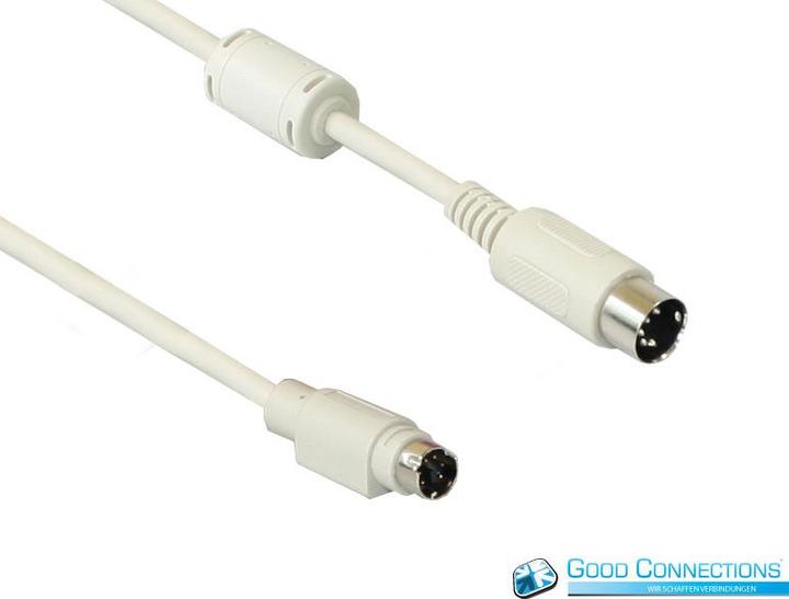 Produktbild Good Connections Tastaturadapterkabel Mini DIN 6-Stecker an DIN-5 Stecker, ® (1.55 m)