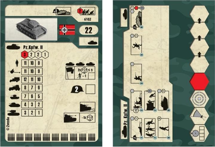Actual product image Tamiya 1:100 WWII German tank II