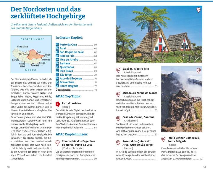Actual product image Adac Reiseführer Madeira und Porto Santo (German, Oliver Breda, 2024)