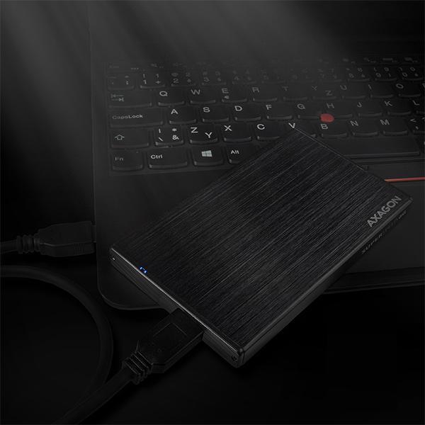 Produktbild Axagon EE25-XA6 Externes Aluminiumgehäuse, USB 3.2 GEN 1 SATA 6G 2,5" (2.5")
