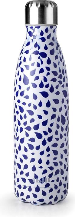 Actual product image Ibili Thermosflasche Drop Termos 500 ml Hält Getränke lange warm oder kalt, auslaufsicher (0.50 l)