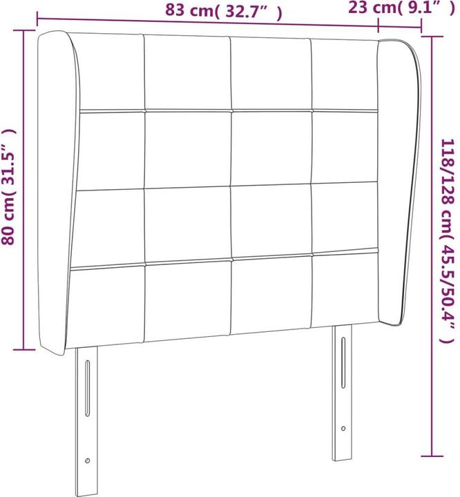 Actual product image VidaXL Kataleya (83 x 23 x 128 cm)