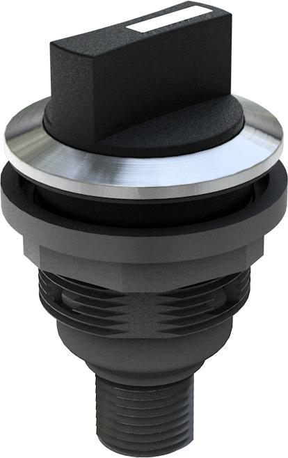 Actual product image Schlegel SVASTBII C009 SVASTBII C009 - Push-button selector switch with M12 connection 4-pole