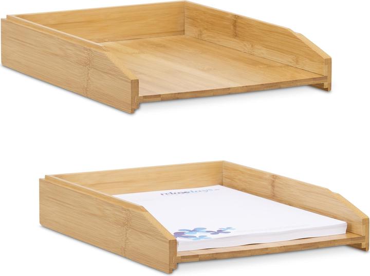 Actual product image Relaxdays 2x letter tray (A4)