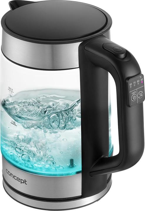 Actual product image Concept Czajnik Czajnik elektryczny szklany z regulacjš temperatury 1,7l RK4067 (1.70 l)