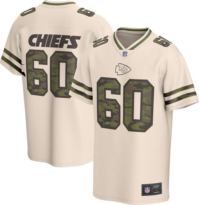 Fanatics Kansas City Chiefs NFL Supporters Jersey sand camo - L (L)