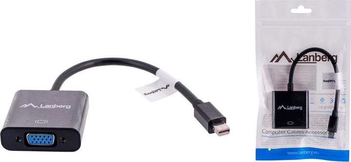Produktbild Lanberg AD-0006-BK adapter mini (Mini DP, VGA, 20 cm)
