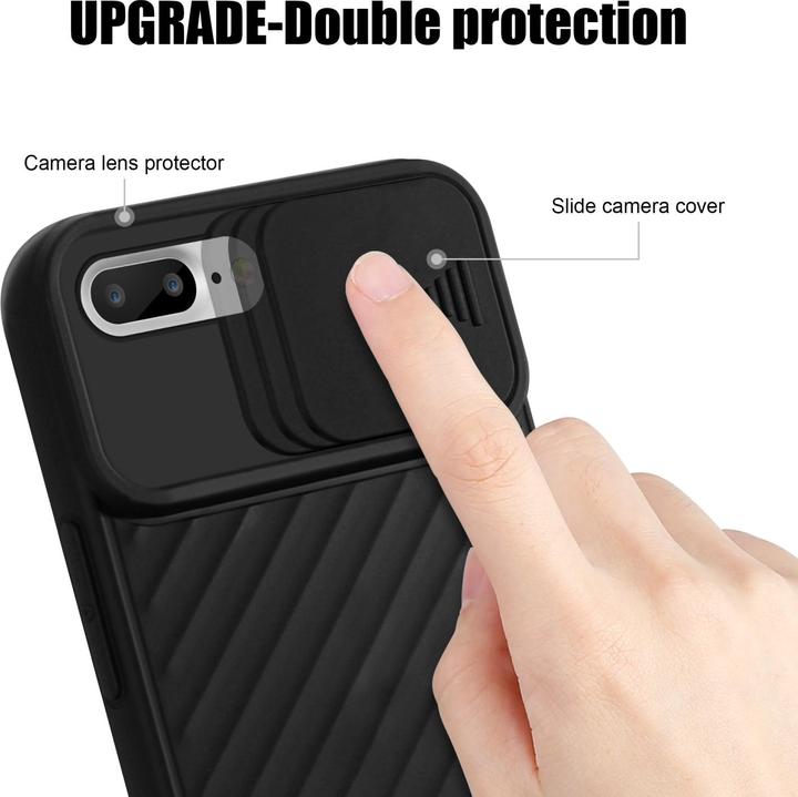 Immagine prodotto Cadorabo Cover in TPU con protezione della fotocamera (Apple iPhone 7 Plus, Apple iPhone 7s Plus)