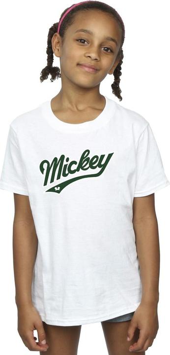 Actual product image Disney Girls Mickey Mouse Bold Cotton T-Shirt (128)