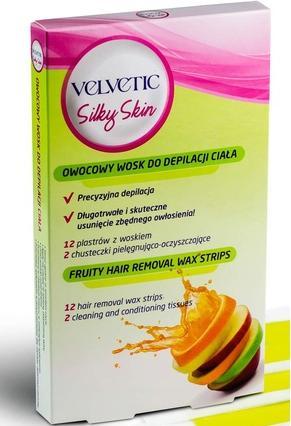 Immagine prodotto Velvetic Cera alla frutta Silky Skin per la depilazione del corpo 12 pezzi. (12 x)