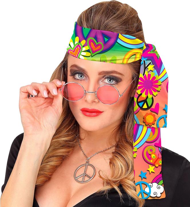 Image du produit Widmann Bandeau années 70 Peace & Love