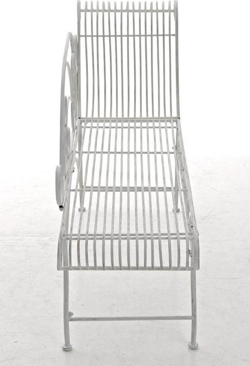 Image du produit CLP Banc de jardin Karma, blanc antique