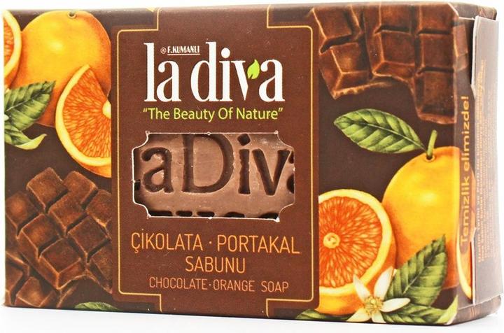 Image du produit La Diva Cubes en chocolat et orange 100 g -