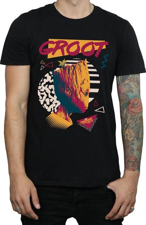 Image du produit - T-shirt GUARDIANS OF THE GALAXY VOL. 80S GROOT - Homme (S)