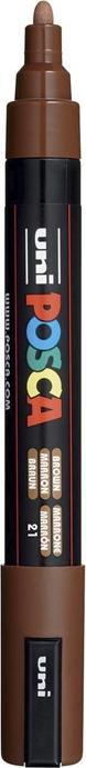Immagine prodotto Posca Marchio PC-5M a punta tonda (Marrone, 2.50 mm, 1 x)