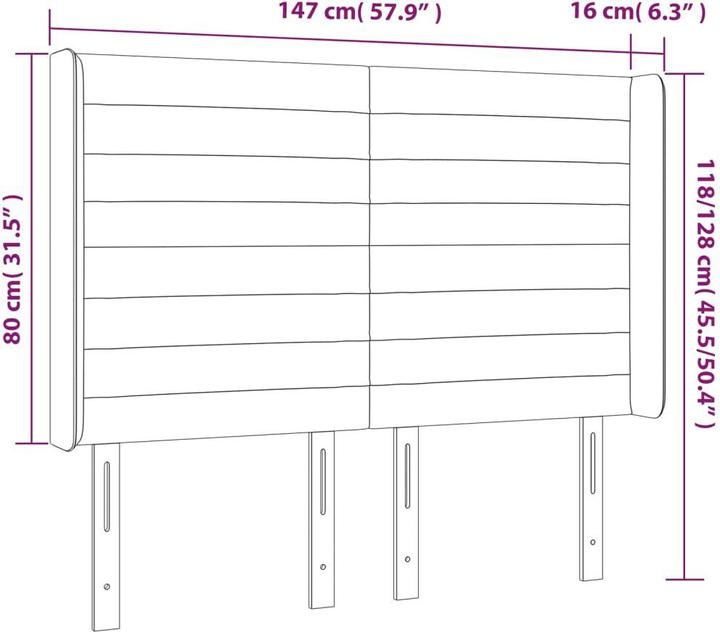 Actual product image VidaXL Kayla (147 x 16 x 128 cm)