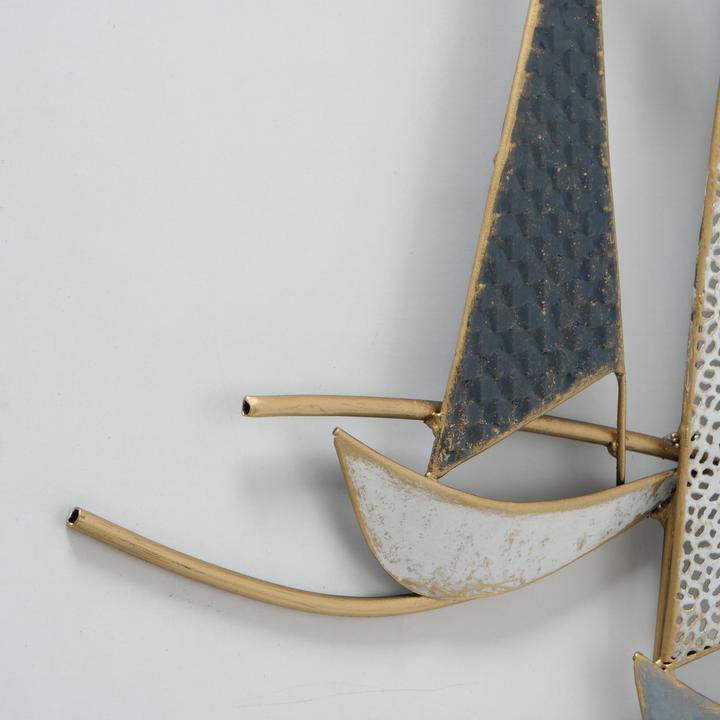Actual product image Boltze Home Wall decoration Hanse 109 x 69 cm, iron (109 x 6 x 69 cm)