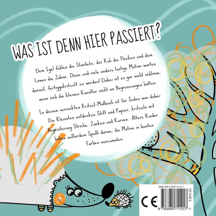 Immagine prodotto Allarme scarabocchio! Il libro da colorare "crazy doodle" per colorare e colorare