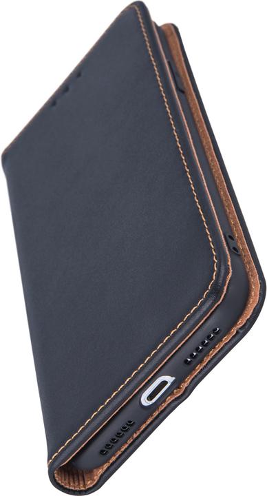 Produktbild OEM Echtes Leder Smart Pro Etui für Samsung Galaxy S8 schwarz (Samsung Galaxy S8+)
