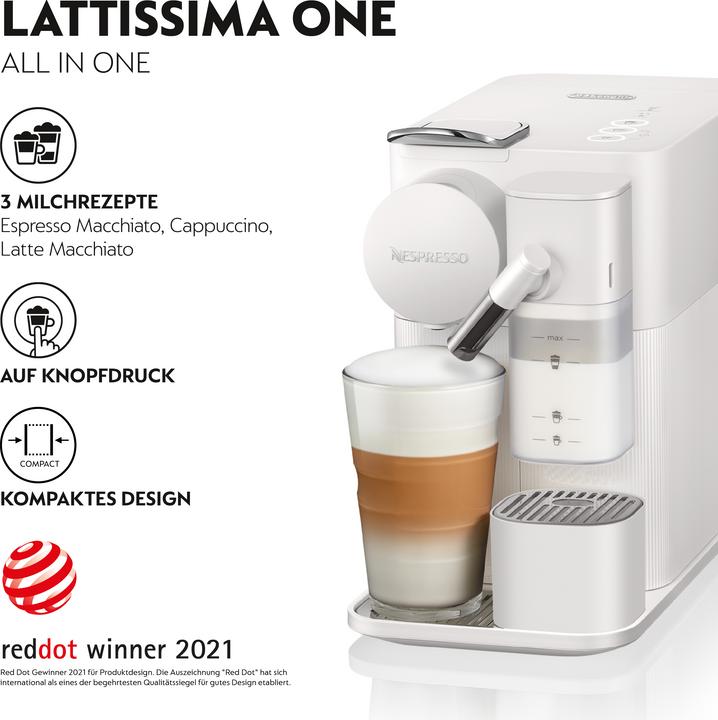 Immagine prodotto De'Longhi Nespresso Lattissima One (NESPRESSO Original)
