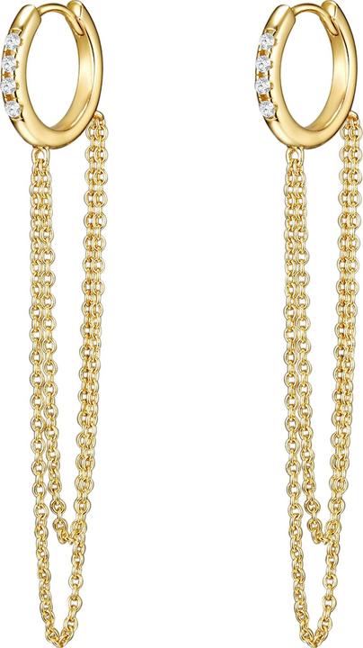 Produktbild Glanzstücke München Damen Sterling Silber Zirkonia gelbgold - 23714 (Sterling Silber)