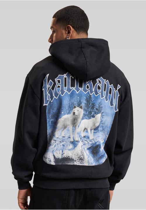 Immagine prodotto Karl Kani KM234-055-1 Chest Signature OS Washed Heavy Sweat Wolf Full Zip Jacket (XS)