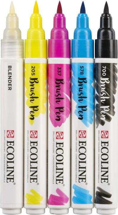 Immagine prodotto Talens Brush Pen Primary (Multicolore, 5 x)