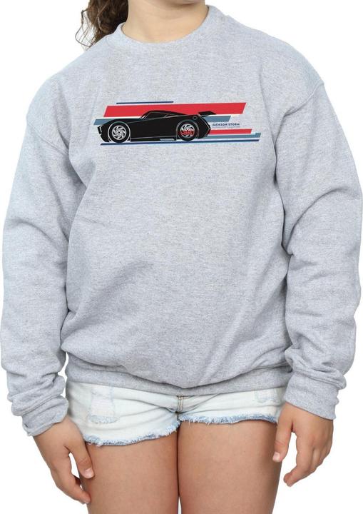 Image du produit Disney - Sweat CARS JACKSON STORM STRIPES - Fille (152, 158)