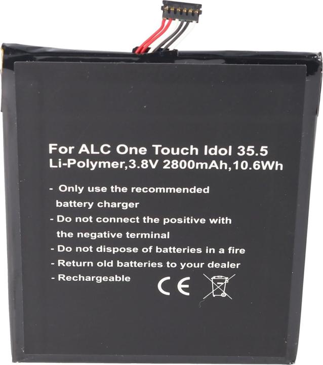 Immagine prodotto AccuCell Batteria Alcatel One Touch Idol 4S, One Touch Idol 4S LTE