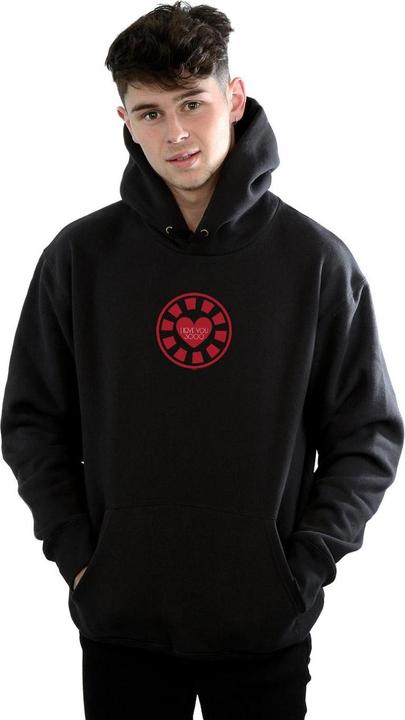 Image du produit - Sweat à capuche AVENGERS ENDGAME LOVE YOU TONY STARK HEART - Homme (S)