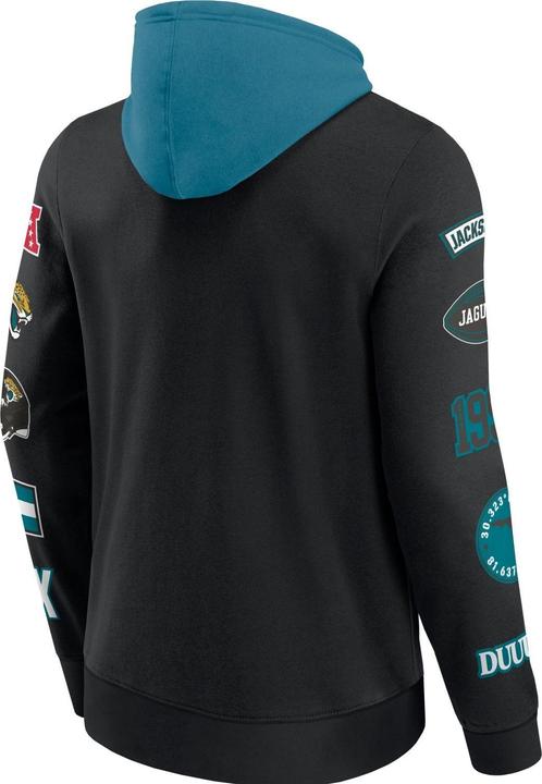 Immagine prodotto Fanatics Felpa con cappuccio con stampa sulle maniche Jacksonville Jaguars NFL - M (M)