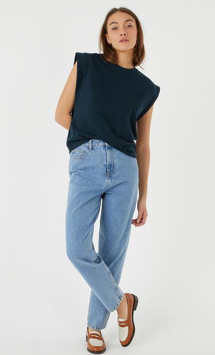 Produktbild La Redoute Collections Ärmelloses Top mit rundem Ausschnitt (XL)