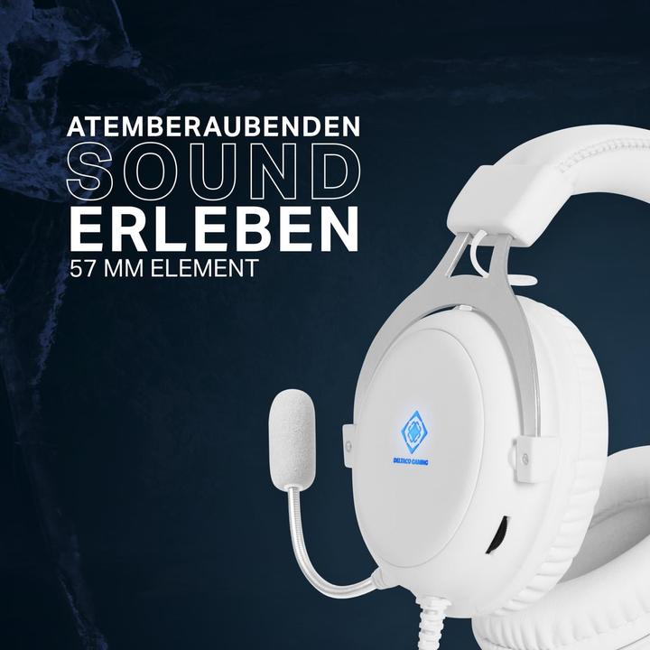 Actual product image Deltaco Gaming WH85 (Cable)